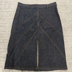 VTG Gap Denim Pencil Skirt Women Size 6 Y2K Cottagecore Grunge Country Western
